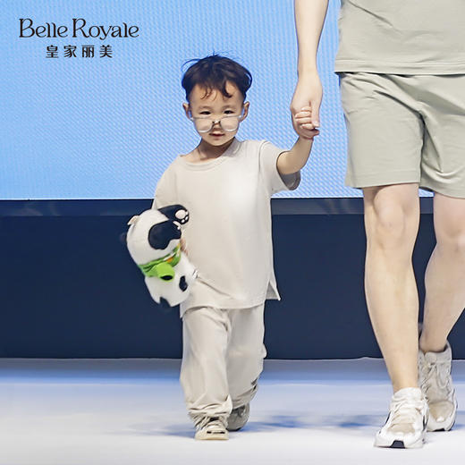 皇家丽美新款儿童防蚊家居服简约莫代尔睡衣套装可外穿JJT9107/9132 商品图1