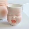 B-BL-07 柏路 纯手捏制娃娃脸杯“笑”款+杯垫（亮光款） 商品缩略图1