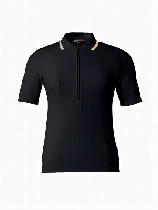 Goldbergh - Cassia Short Sleeve Top - Black - 女装 - Polo衫 - 黑色 商品图0