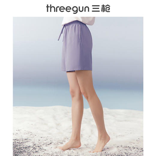 Threegun三枪 冰泉棉女家居短裤-50730B011 商品图2