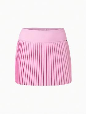 Goldbergh - Plissé Skirt - Miami Pink - 女装 - 裙子 - 粉色