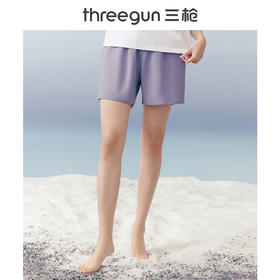 Threegun三枪 冰泉棉女家居短裤-50730B011
