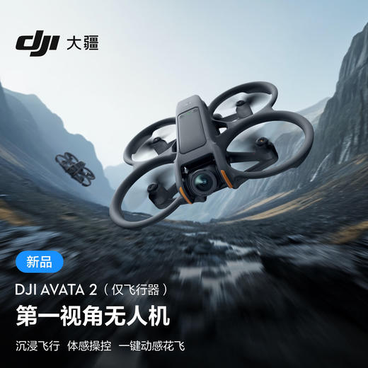 大疆DJI Avata 2  第一视角航拍无人机 飞行眼镜体感操控沉浸式飞行体验 一键动感花式飞行 商品图0