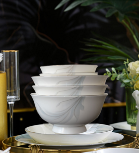 凡瑞斯繁华50头10人用骨瓷餐具