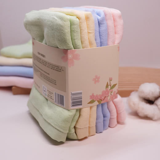【助农】银鹏汉棉六层纱布绵柔面巾童巾（25*50cm）8条装 /组 商品图9