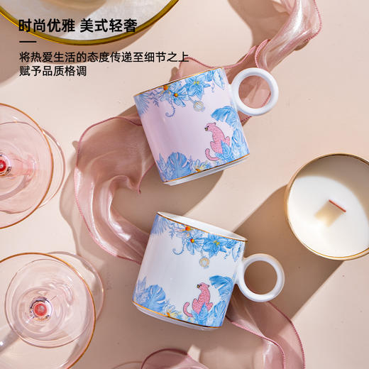 B-TXC-陶溪川60005/60006 粉色丛林马克杯 商品图1