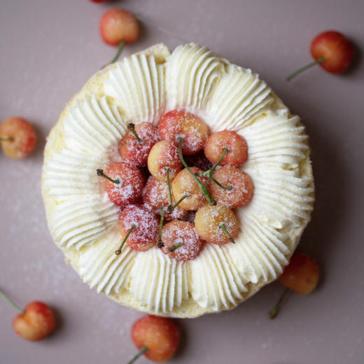 母亲节新品「百家姆妈」樱桃奶油味夏洛特蛋糕（纯动物奶油） 商品图2