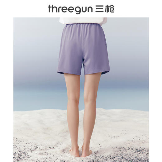 Threegun三枪 冰泉棉女家居短裤-50730B011 商品图3