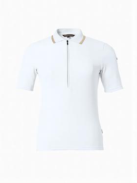 Goldbergh - Cassia Short Sleeve Top - White - 女装 - Polo衫 - 白色