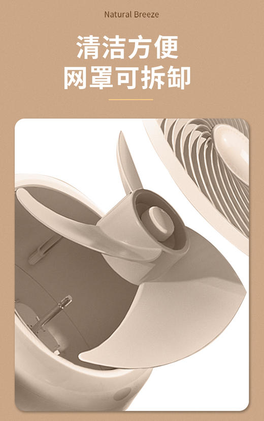 3D智能摇头台地两用空气循环扇 商品图9