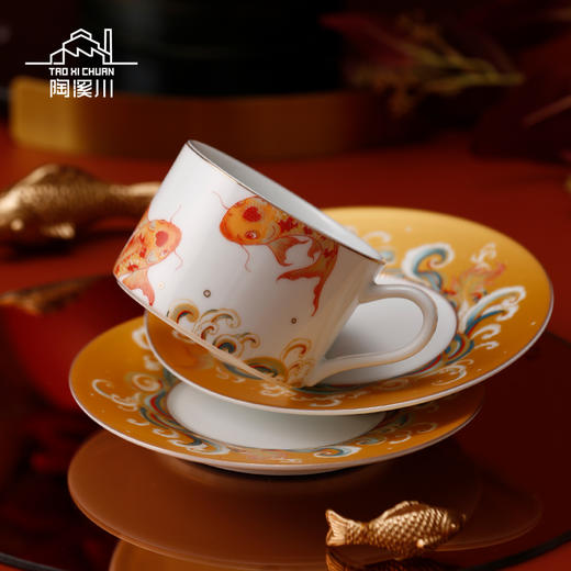 B-TXC-陶溪川30005 福至 锦鲤咖啡杯 商品图2