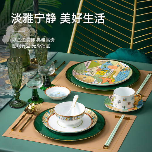 B-TXC-陶溪川200182 齿间四季餐具 （万里走单骑） 商品图3