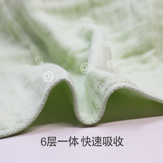 【助农】银鹏汉棉六层纱布绵柔面巾童巾（25*50cm）8条装 /组 商品图8