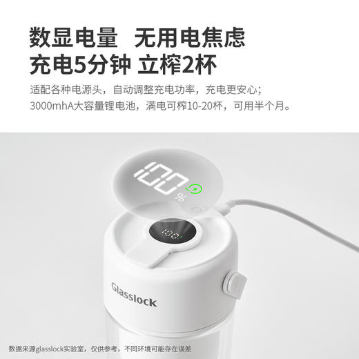 B-GL-GE-JU03WH Glasslock-果汁杯2.0 商品图1