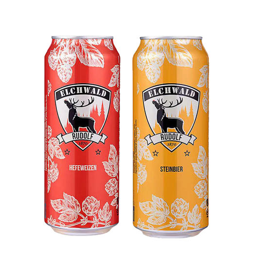 【整箱24瓶】勇敢的鲁道夫岩石/小麦啤酒罐装500ml 泡沫丰富细腻麦香浓郁 190024/190023 商品图0