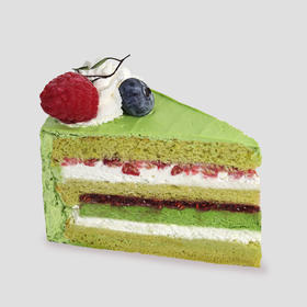 开心果莓果奶油切块