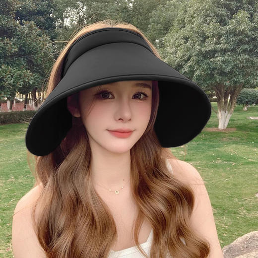 【前1000名送口罩】环绕式遮阳帽女加大帽檐空顶帽（4-422） 商品图10