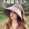 【前1000名送口罩】环绕式遮阳帽女加大帽檐空顶帽（4-422） 商品缩略图1