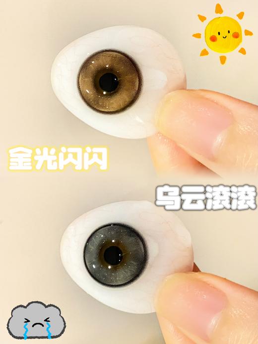 CHONOS 日抛 金光闪闪 / 乌云滚滚 （棕灰14.2mm 最高800度） 商品图0