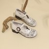 西村名物2024年夏季新款新中式风冲孔舒适透气玛丽珍单鞋洞洞鞋X24AH14011 商品缩略图1