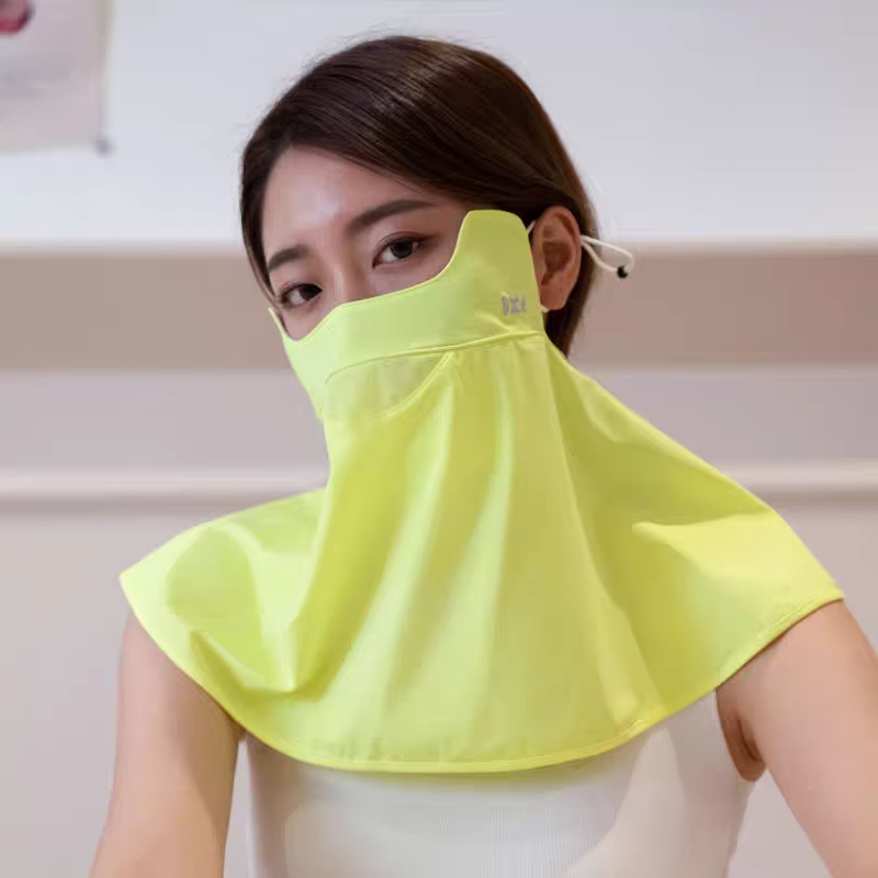 2024新款 HOII/后益 刺绣猫型蒙面侠防晒面罩 防紫外线凉感透气[福利品]