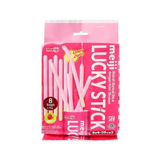 120g明治乐喜草莓味饼干条 商品图0