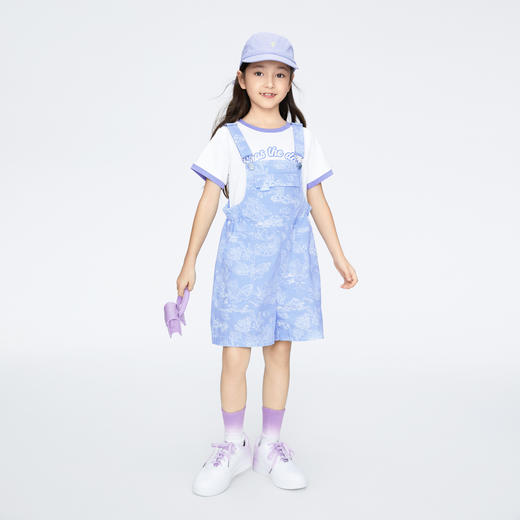 【实体店同款】女童轻薄活力背带裤夏季新款安奈儿童装AG426648 商品图3