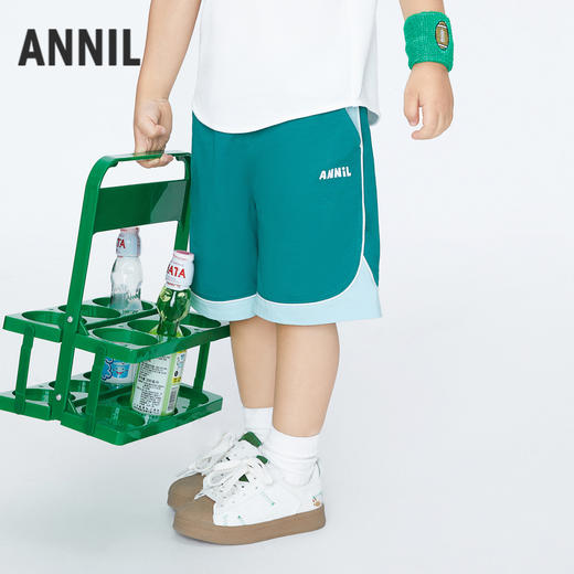 【实体店同款】男童记忆棉凉感裤裤子新款安奈儿童装XB426579 商品图1