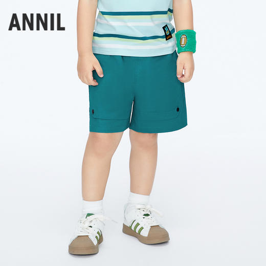 【实体店同款】男童轻薄透气短裤裤子夏季新款安奈儿童装XB426575 商品图1