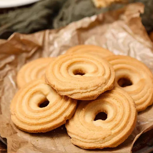 德国进口渤杰黄油丨金圈曲奇饼干400g 商品图2