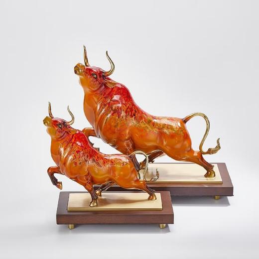 E-FK210 牛势如虹 纯铜大漆工艺 商品图1