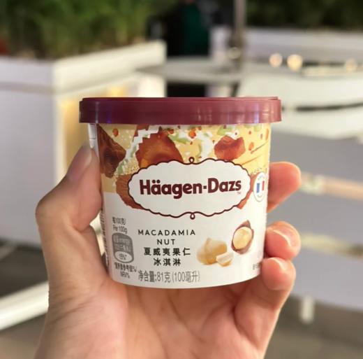 哈根达斯夏威夷果仁冰激凌81g 商品图0