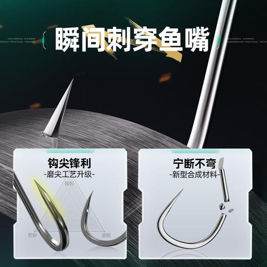 4.9元+160积分兑换 汉鼎战新关东粉伊豆子线双钩 商品图3