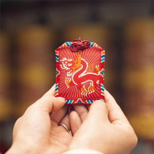 【龙运当头】 平安车挂包挂 含文书檀香粉玛瑙 醍醐原创设计 商品图0