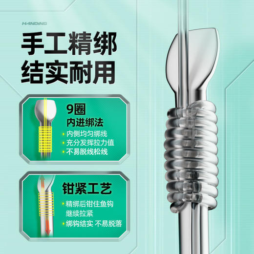 4.9元+160积分兑换 汉鼎战新关东粉伊豆子线双钩 商品图2