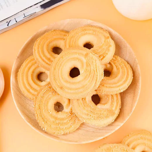 德国进口渤杰黄油丨金圈曲奇饼干400g 商品图3