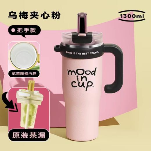 A-WSW-物生物 大力水守 巨无霸水杯 陶瓷内胆升级款1.3L 商品图5