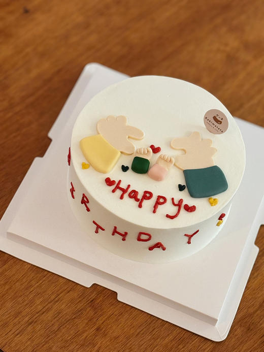大手牵小手定制款蛋糕（口味多选一） 商品图0