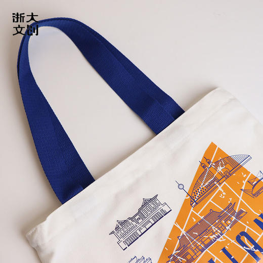 【浙大文创】浙江大学紫金印象帆布单肩包 商品图4