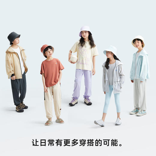 森林棠25夏款儿童防晒透气双面渔夫帽防晒帽41312401 商品图3