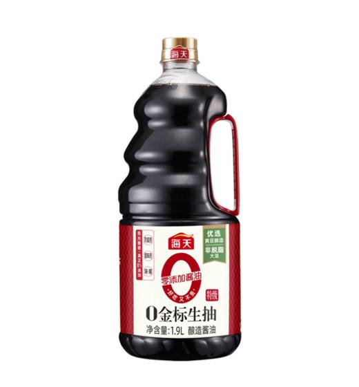 海天酱油金标生抽1.9L/瓶大瓶炒菜调料家用凉拌爆炒调味 商品图1
