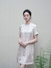 盛唐婧 |真丝宋锦朱颜粉黛连衣裙 商品缩略图0