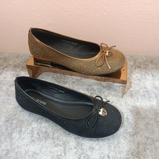 西村名物2024春季新款法式百搭优雅平底圆头单鞋女U24AE11131 商品图2