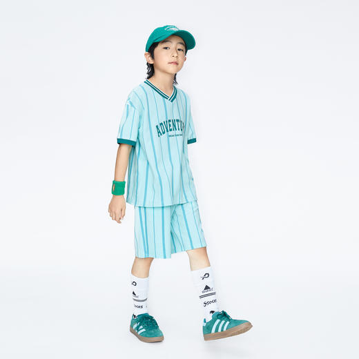 【实体店同款】男童清凉透气中裤运动裤裤子新款安奈儿童装AB426618 商品图3