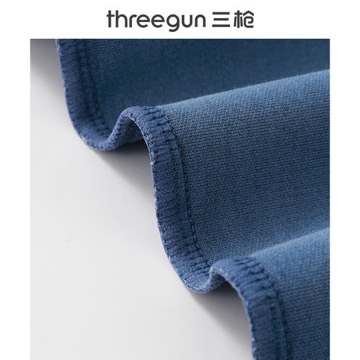 Threegun三枪 牛仔宽松女八分裤-61390B011 商品图3