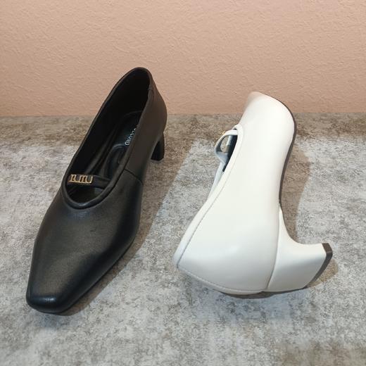 西村名物2024春季新款法式百搭优雅单鞋女U24AE10291 商品图4