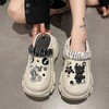 西村名物2024夏季外穿时尚休闲DIY镂空厚底洞洞鞋XZ4BA06131 商品缩略图1
