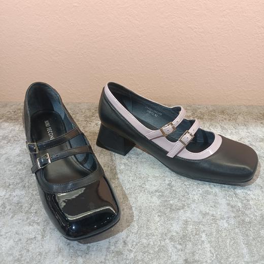 西村名物2024春季新款法式百搭优雅单鞋女U24AE10661 商品图3