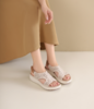 西村名物2024新款夏季外穿精致休闲凉鞋女厚底真皮经典罗马凉鞋X24BG20241 商品缩略图4
