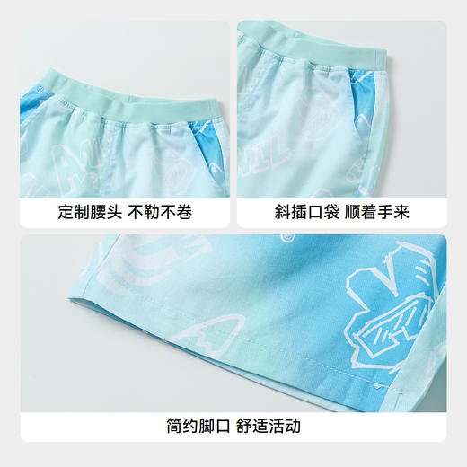 【实体店同款】男童棉麻清凉舒爽中裤裤子夏季新款安奈儿童装XB426574 商品图4